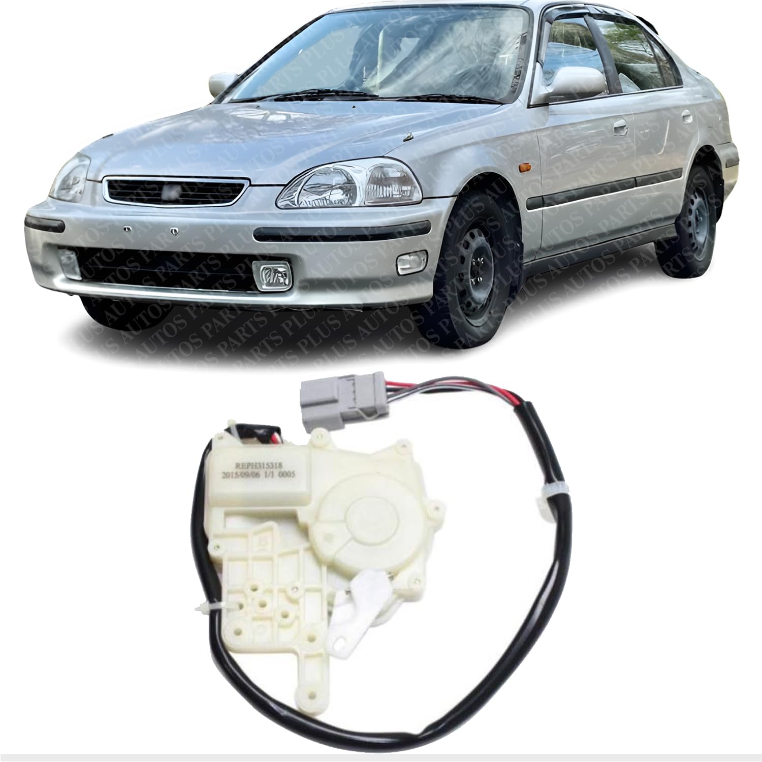 Door Lock Actuator Left Driver Side Direct Replacement Compatible with 1996-2000 Honda Civic HO1314104 72155S00A01