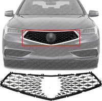 Front Grille Mesh Insert Plastic Direct Replacement Compatible With 2018-2020 Acura TLX AC1201101 71124TZ3A51