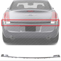 Rear Bumper Molding Chrome Direct Replacement Compatible with 2011-2014 Chrysler 300 CH1144104 68127952AC