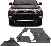 Front Engine Splash Shield Center Under Cover Plastic Direct Replacement Compatible with 2008-2013 Toyota Highlander TO1228199 514400E041 5144048071