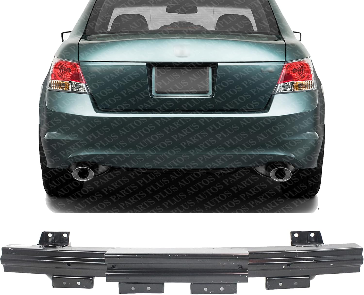 Rear Bumper Reinforcement Steel Direct Replacement Compatible With 2008-2012 Honda Accord HO1106176 71530TA5A00ZZ