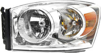 Set Of 2 Front Headlight Assembly Right Passenger & Left Driver Side Direct Replacement Compatible With 2007-2009 Dodge Ram Full Size Pickup CH2502180 CH2503180 68003125AD-PFM