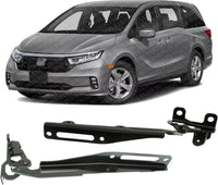 Set Of 2 Front Hood Hinge Steel Right Passenger & Left Driver Side Direct Replacement Compatible With 2018-2023 Honda Odyssey HO1236155 HO1236156 60120THRA00ZZ 60170THRA00ZZ