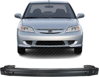 Front Bumper Reinforcement Steel Direct Replacement Compatible With 2001-2005 Honda Civic HO1006156 71130S5DA03ZZ