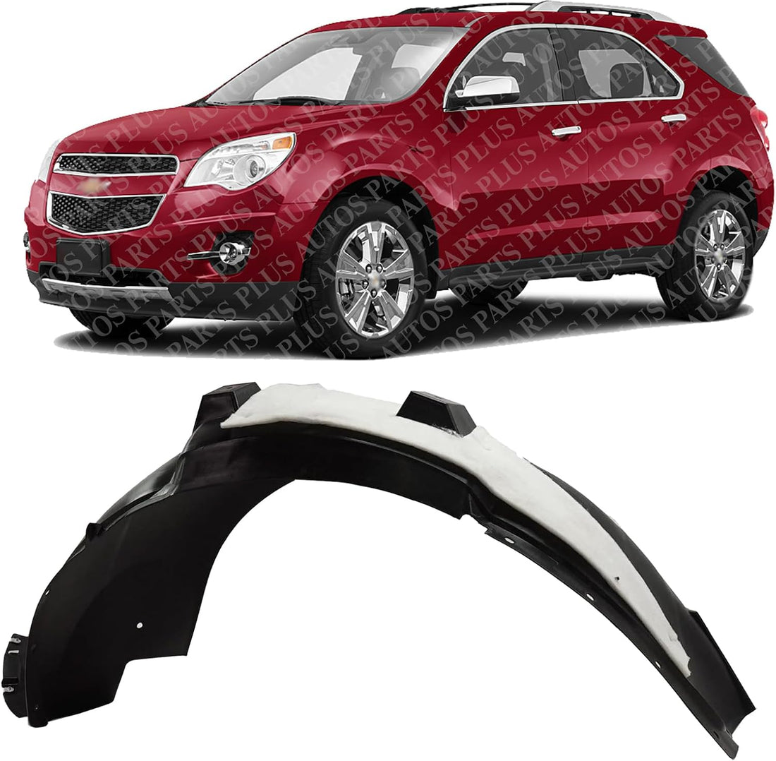 Front Fender Liner Left Driver Side Direct Replacement Compatible With 2014-2017 Chevrolet Equinox GM1248240 23271691