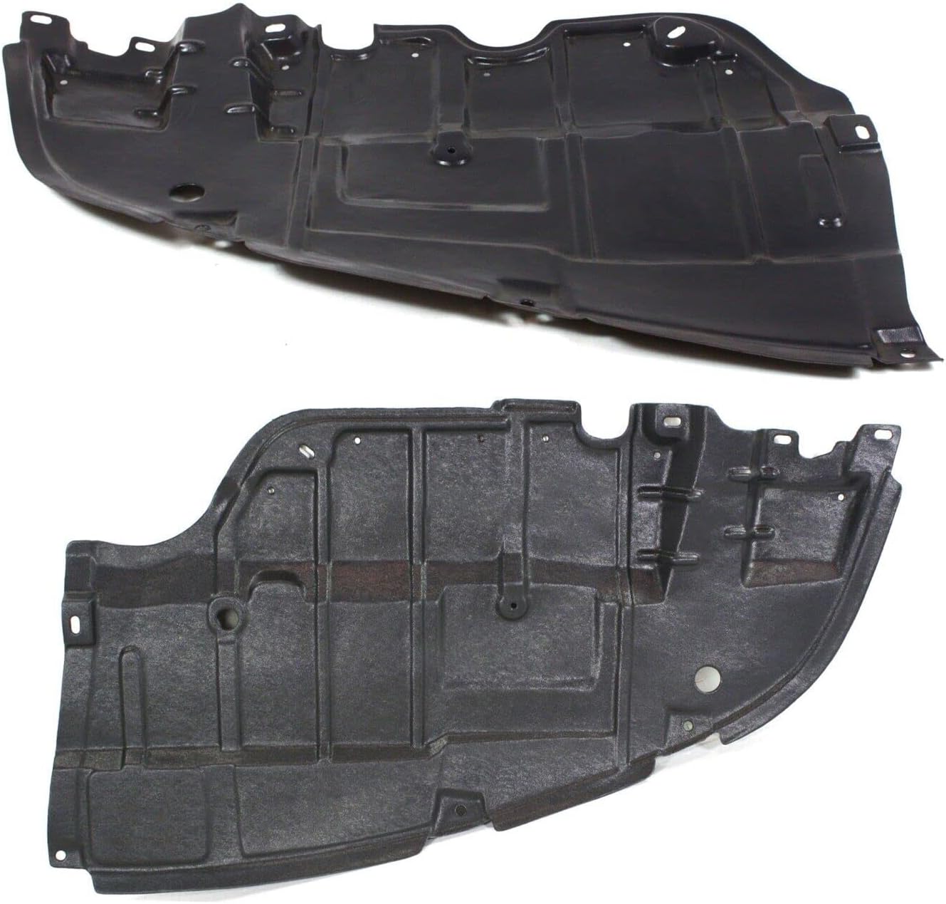 Set of 2 Front Engine Splash Shield Under Cover Left Driver & Right Passenger Side Direct Replacement Compatible with 2009-2012 Lexus ES350 LX1228105 LX1228106 5144133120