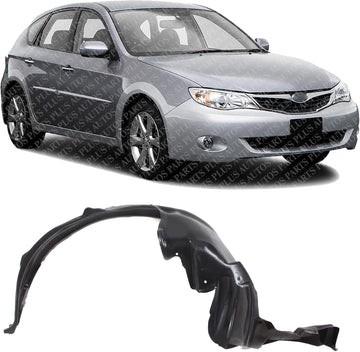 Front Fender Liner Right Passenger Side Direct Replacement Compatible With 2005-2009 Subaru Outback SU1251102 59120AG06A
