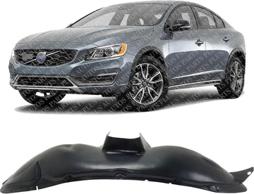 Front Fender Liner Left Driver Side Direct Replacement Compatible With 2016 Volvo XC70 VO1248119 313535163