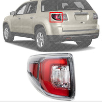 AUTOS PARTS PLUS Tail Light Left Driver Side Direct Replacement Compatible With 2013-2016 GMC Acadia / 2017 Limited 84051375-PFM