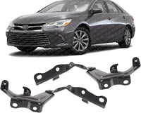 Set of 2 Front Hood Hinge Steel Right Passenger & Left Driver Side Direct Replacement Compatible with 2015-2017 Toyota Camry TO1236191 TO1236192 5341006320 5342006320
