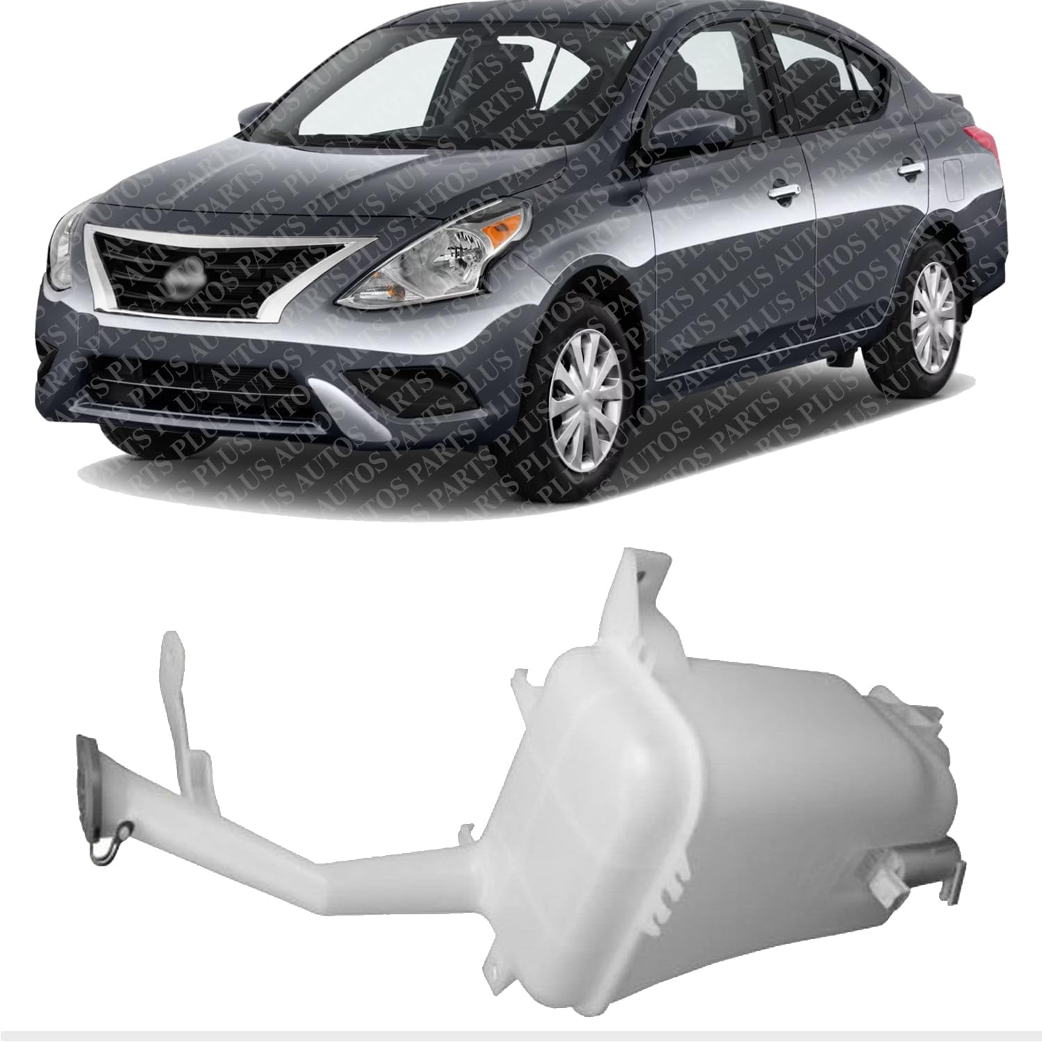 Front Washer Reservoir Assembly with Pump Direct Replacement Compatible with 2012-2019 Nissan Versa NI1288148 289103AF1A
