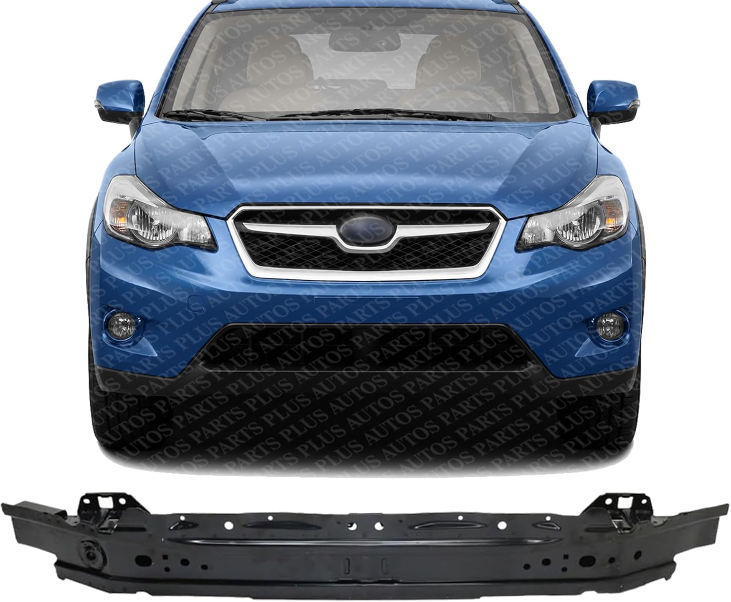 Front Bumper Reinforcement Steel Direct Replacement Compatible With 2014-2015 Subaru XV / 2016-2017 Crosstrek / 2014-2016 Impreza SU1006151 57711FJ0809P