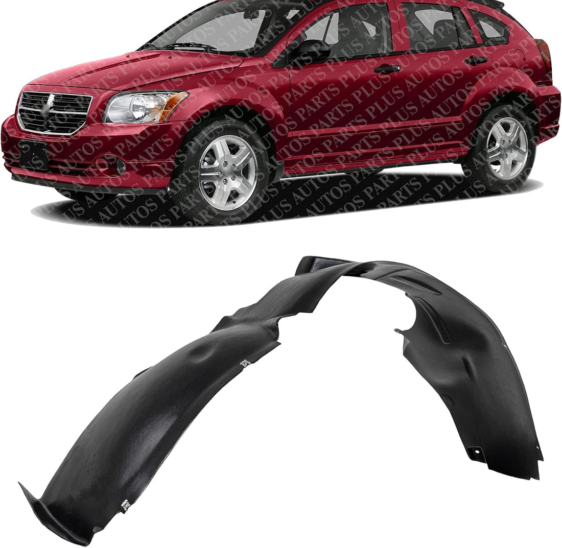 Front Fender Liner Left Driver Side Direct Replacement Compatible With 2007-2012 Dodge Caliber CH1250131 5303867AF
