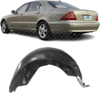 Rear Fender Liner Left Driver Side Direct Replacement Compatible With 1994-1999 Mercedes Benz S-Class MB1762100 1406980530