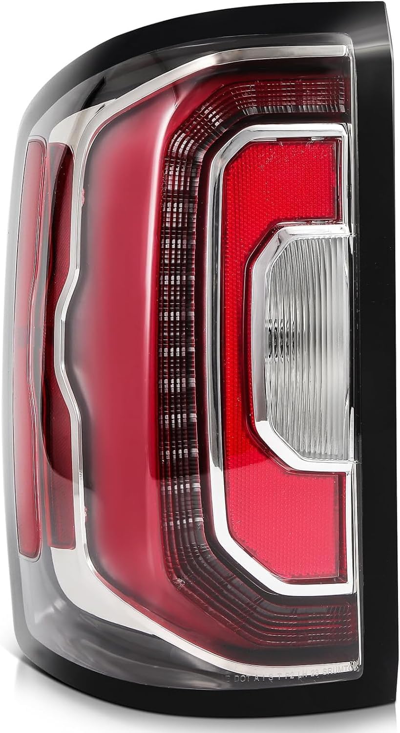 Tail Light Assembly LED Left Driver Side Direct Replacement Compatible With 2016-2018 GMC Sierra 1500 GM2800295 84233587