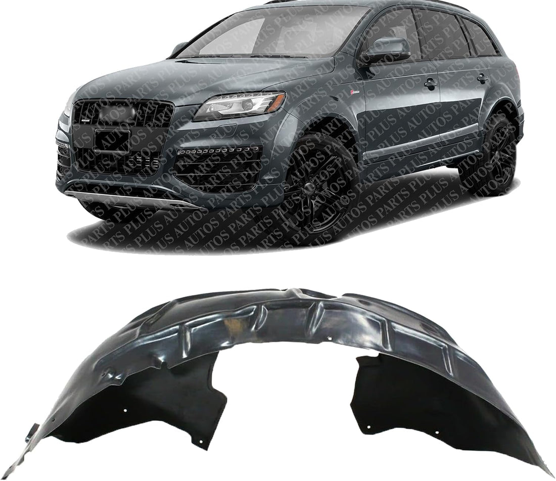 Front Fender Liner Left Driver Side Direct Replacement Compatible With 2007-2015 Audi Q7 AU1248110 4L0809961B