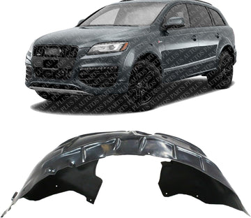 Front Fender Liner Left Driver Side Direct Replacement Compatible With 2007-2015 Audi Q7 AU1248110 4L0809961B