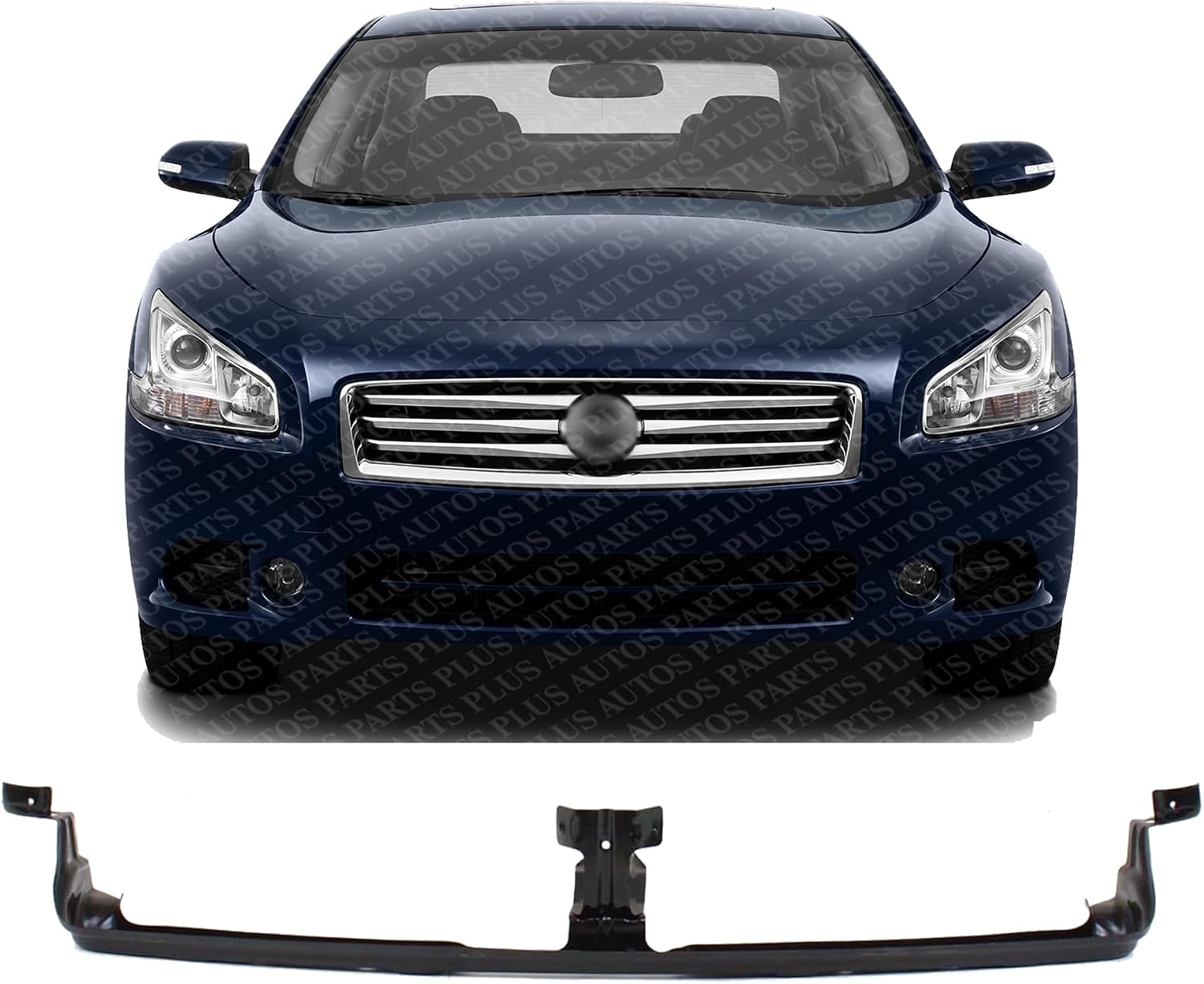 Front Bumper Upper Retainer Steel Direct Replacement Compatible With 2009-2014 Nissan Maxima NI1035110 622409N00A