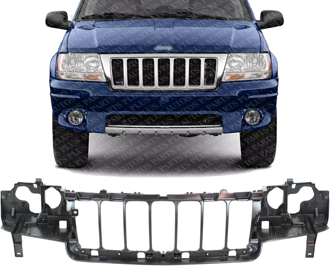Front Header Panel Direct Replacement Compatible With 2004 Jeep Grand Cherokee CH1220120 55156753AD