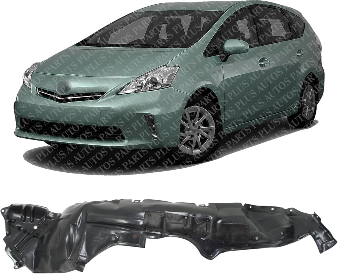 Front Fender Liner Right Passenger Side Direct Replacement Compatible With 2012-2014 Toyota Prius V TO1249179 5387547041