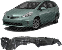 Front Fender Liner Right Passenger Side Direct Replacement Compatible With 2012-2014 Toyota Prius V TO1249179 5387547041