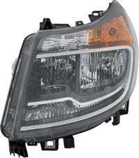 Front Head Light Assembly Left Driver Side Direct Replacement Compatible With 2014-2022 Ram ProMaster 1500 2500 3500 CH2502291 68154589AL 68154589AK 68154589
