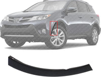 Front Bumper End Extension Textured Left Driver Side Direct Replacement Compatible With 2013-2015 Toyota RAV4 TO1004179 521130R030
