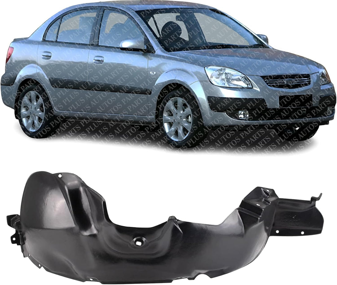 Front Fender Liner Right Passenger Side Direct Replacement Compatible With 2003-2005 Kia Rio KI1251106 86812FD000