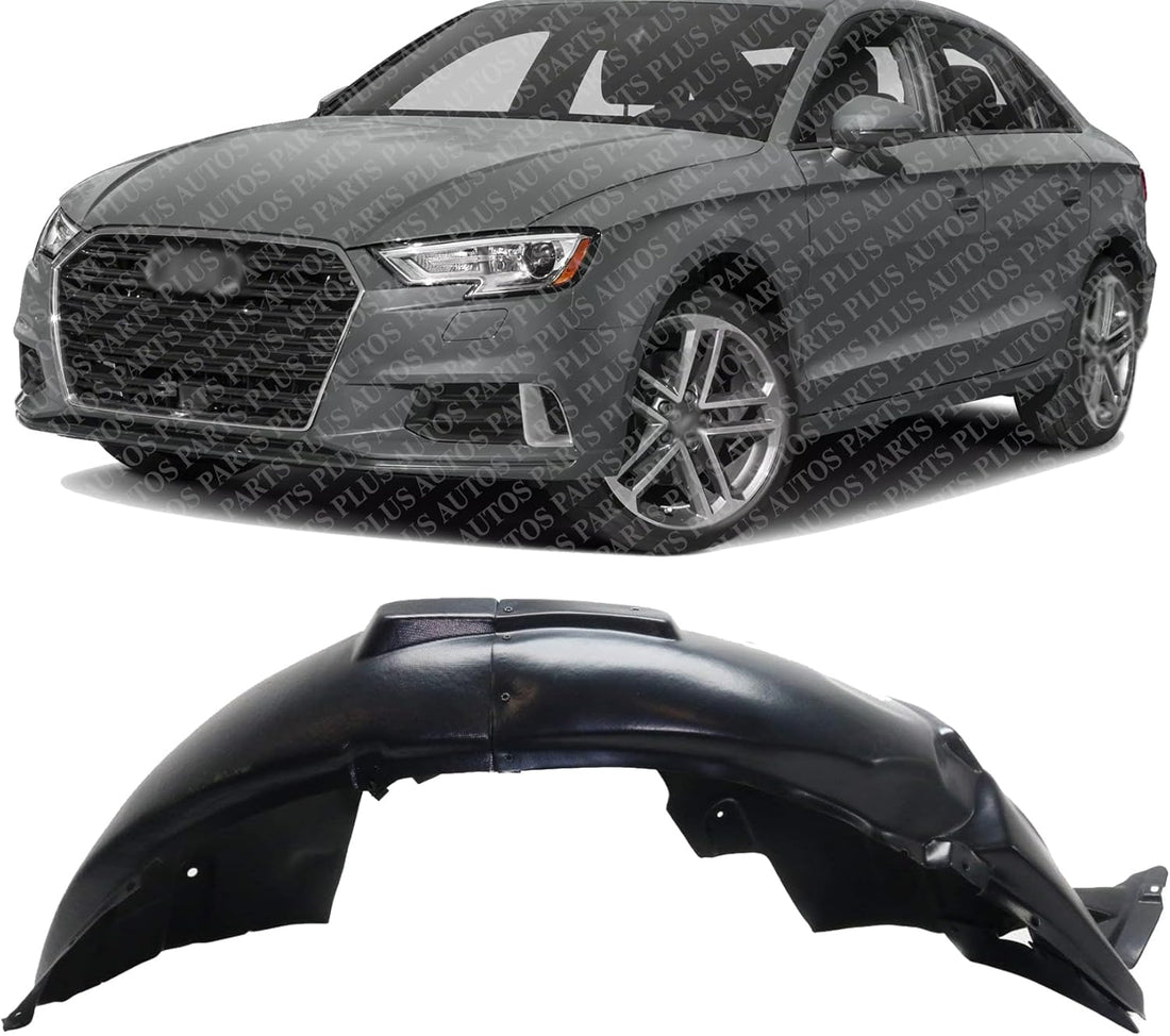 Front Fender Liner Left Driver Side Direct Replacement Compatible With 2015-2020 Audi A3 AU1248142 8V5821171G-PFM