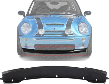 Front Bumper Center Lower Valance Air Deflector Primed Direct Replacement Compatible With 2002-2004 Mini Cooper MC1092101 51116800135