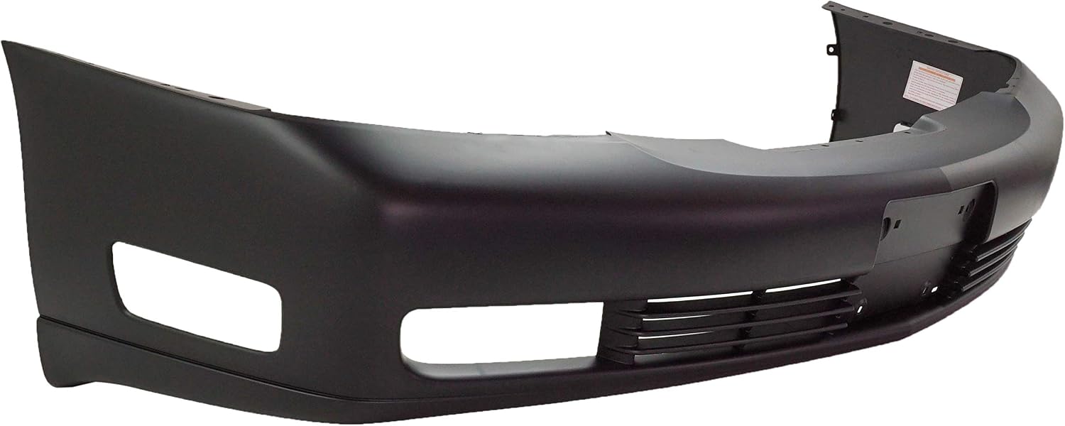 AUTOS PARTS PLUS Front Bumper Cover Primed With Fog Light Holes Direct Replacement Compatible With 2000-2005 Cadillac DeVille GM1000611 19151274