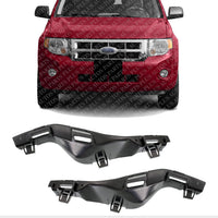 AUTOS PARTS PLUS Set Of 2 Front Bumper Reinforcement Bracket Left Driver & Right Passenger Side Direct Replacement Compatible With 2008-2012 Ford Escape / 2008-2011 Mercury Mariner FO1043127 FO1042127