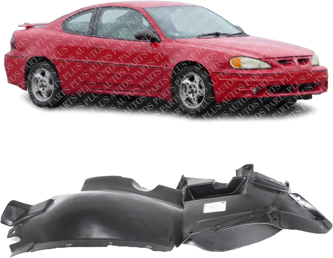 Front Section Fender Liner Right Passenger Side Direct Replacement Compatible With 1999-2005 Pontiac Grand Am GM1249147 22618668