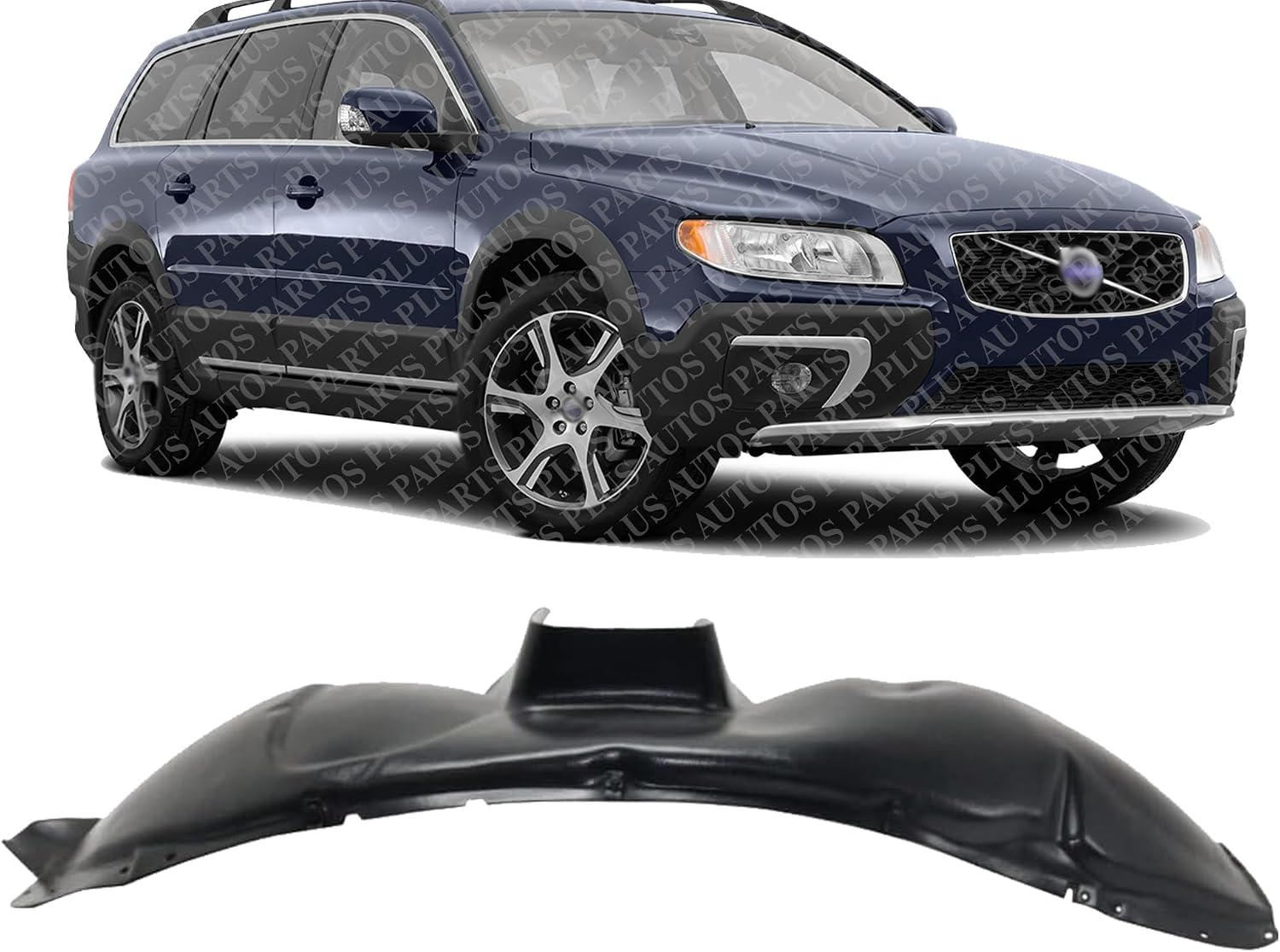 Front Fender Liner Right Passenger Side Direct Replacement Compatible With 2015-2016 Volvo XC70 T5 VO1249118 313535171