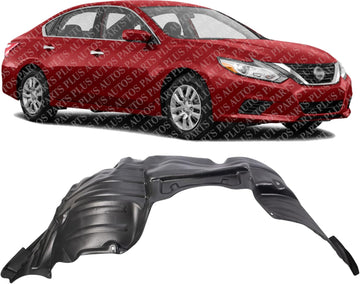 Front Fender Liner Right Passenger Side Direct Replacement Compatible With 2016-2018 Nissan Altima NI1249157 638409HS0A-PFM