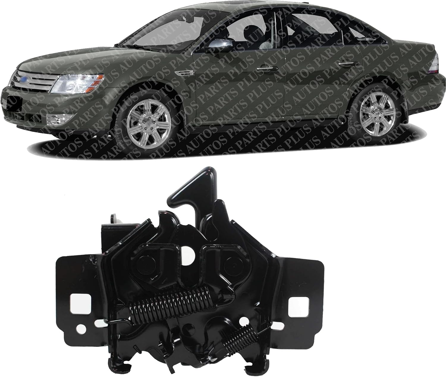 Front Hood Latch Steel Direct Replacement Compatible With 2008-2009 Ford Taurus FO1234120 5G1Z16700AA
