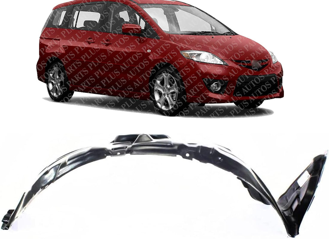 Front Fender Liner Right Passenger Side Direct Replacement Compatible With 2006-2010 Mazda 5 MA1249131 CC4456130G