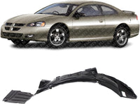 Front Fender Liner Left Driver Side Direct Replacement Compatible With 2001-2002 Dodge Stratus CH1248136 MR990643
