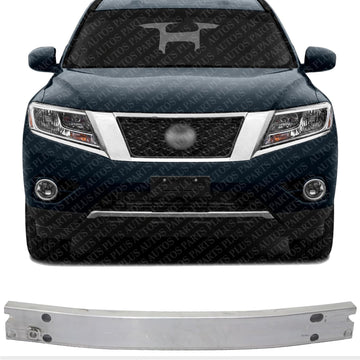 Front Bumper Face Bar Reinforcement Aluminum Direct Replacement Compatible With 2013 Infiniti JX35 / 2013-2017 Nissan Pathfinder NI1006242 620303JA0A