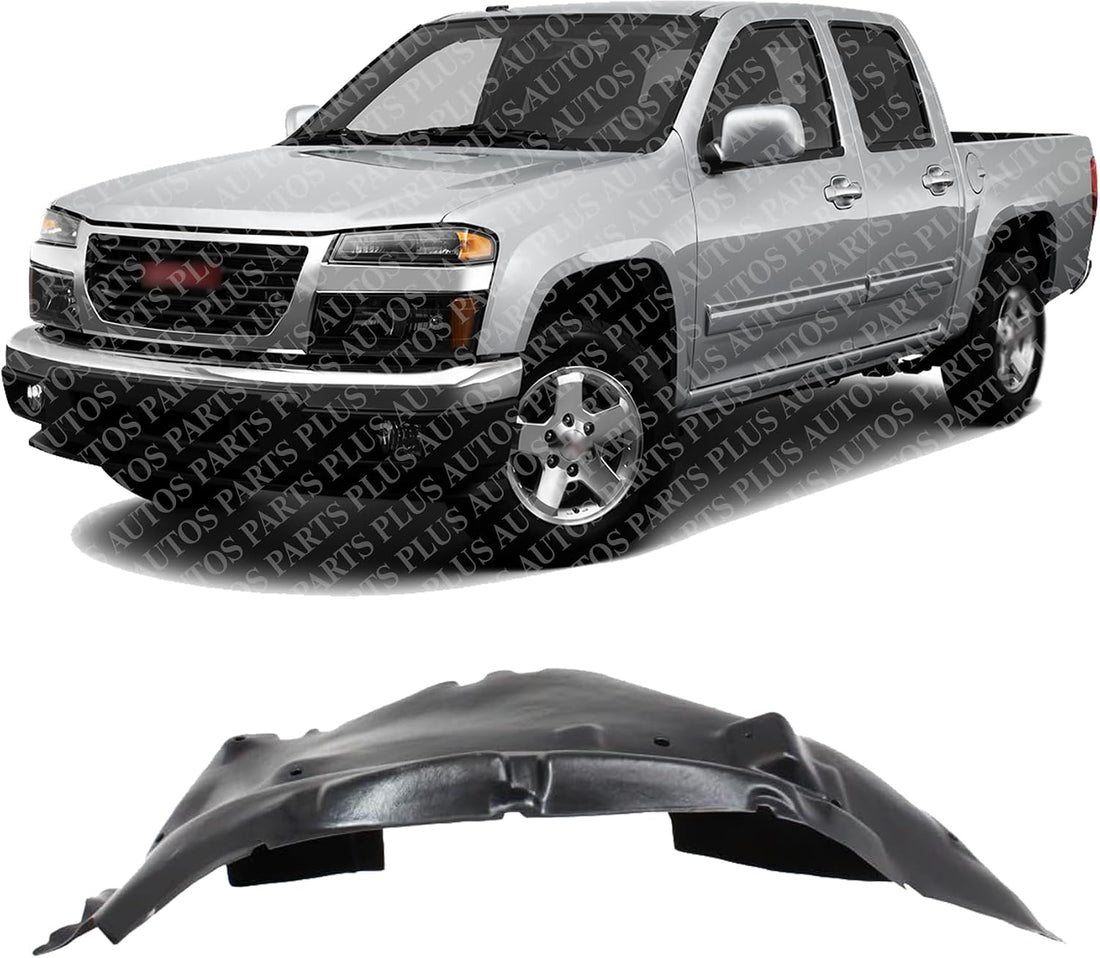 Front Outer Fender Liner Left Driver Side Direct Replacement Compatible With 2007-2012 Chevrolet Colorado/GMC Canyon GM1248186 20940397