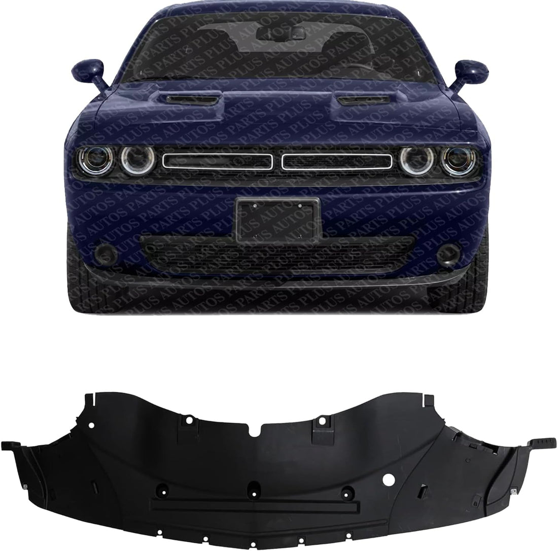 Front Engine Splash Shield Under Cover Direct Replacement Compatible with 2015-2023 Dodge Challenger CH1228152 68242934AD