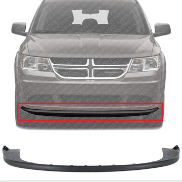 Front Bumper Lower Valance Extension Primed Direct Replacement Compatible With 2009-2020 Dodge Journey CH1090139 5178283AE 5178283AC