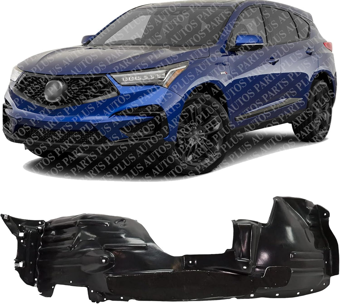 Front Fender Liner Left Driver Side Direct Replacement Compatible With 2019-2023 Acura RDX AC1248140 74150TJBA01
