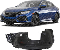 Front Fender Liner Left Driver Side Direct Replacement Compatible With 2017-2019 Honda Civic HO1248205 74151TGGA50