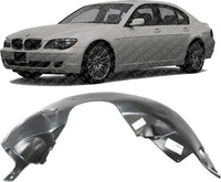 Front Fender Liner Left Driver Side Direct Replacement Compatible With 2002-2008 BMW 7-Series BM1250107 51718223375