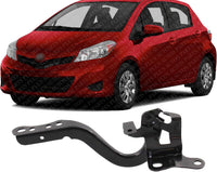 Front Hood Hinge Steel Left Driver Side Direct Replacement Compatible With 2012-2014 Toyota Yaris TO1236174 5342052330