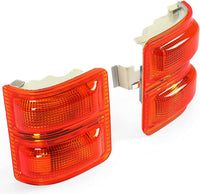 Front Mirror Turn Signal Light Left Driver & Right Passenger Side With Towing Package Direct Replacement Compatible With 2008-2016 Ford F-Series Super Duty FO2570102 7C3Z13776B-PFM