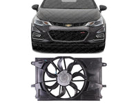 Front Radiator Fan Assembly Plastic Direct Replacement Compatible with 2016 Chevrolet Cruze GM3115290 39012568