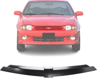 Front Center Grille Trim Black With Emblem Provision Direct Replacement Compatible With 2003-2005 Chevrolet Cavalier GM1044102 12335674