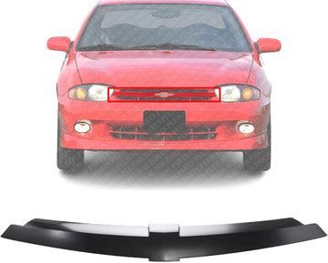 Front Center Grille Trim Black With Emblem Provision Direct Replacement Compatible With 2003-2005 Chevrolet Cavalier GM1044102 12335674
